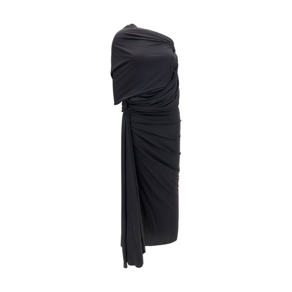 Balenciaga Black Viscose Cocktail Women's Dress